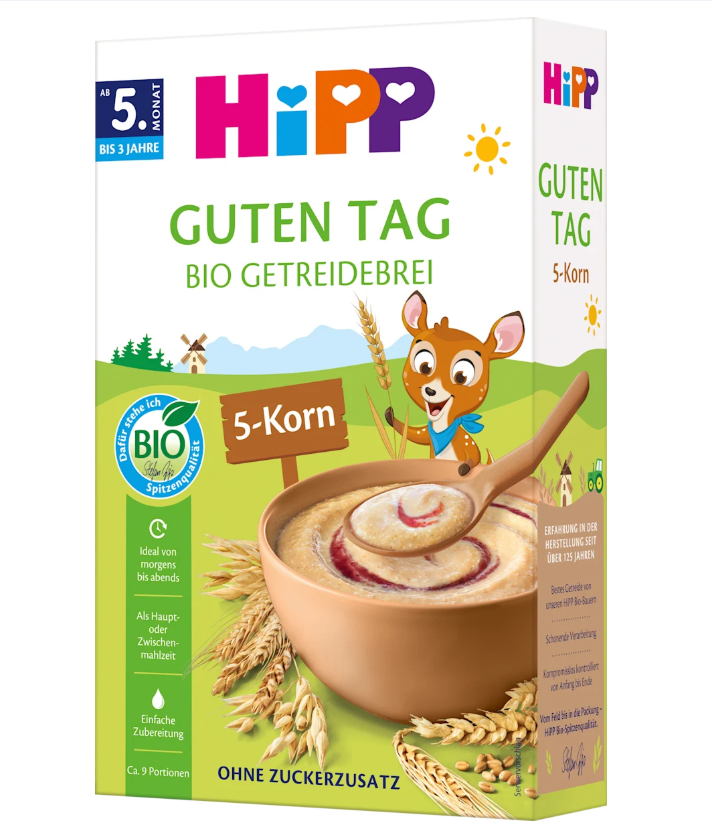Hipp Organic 100% 5-Grain Porridge | 5+ Months