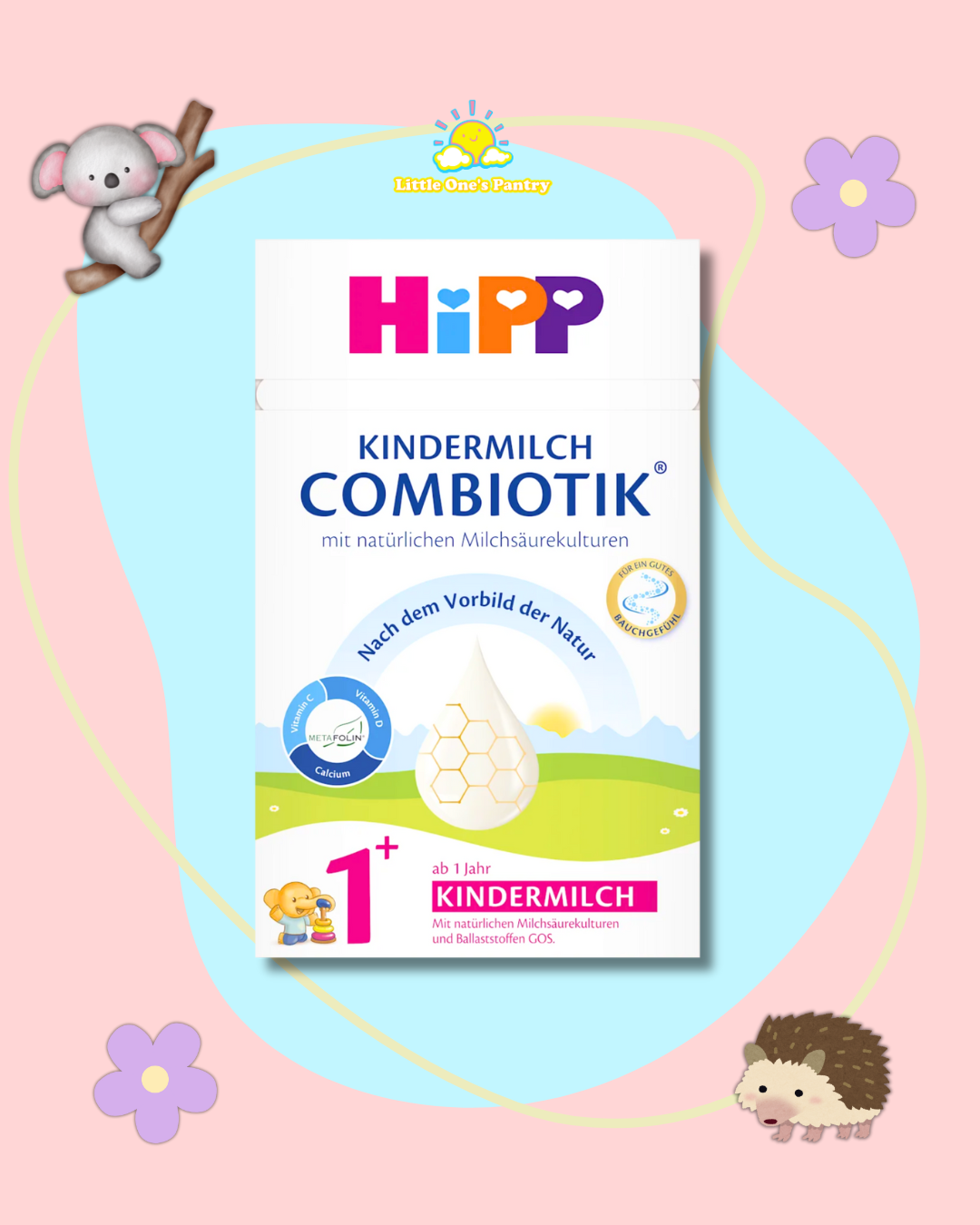 HiPP German Stage 1+ Organic Combiotik Kindermilch 600g (1+ Year)