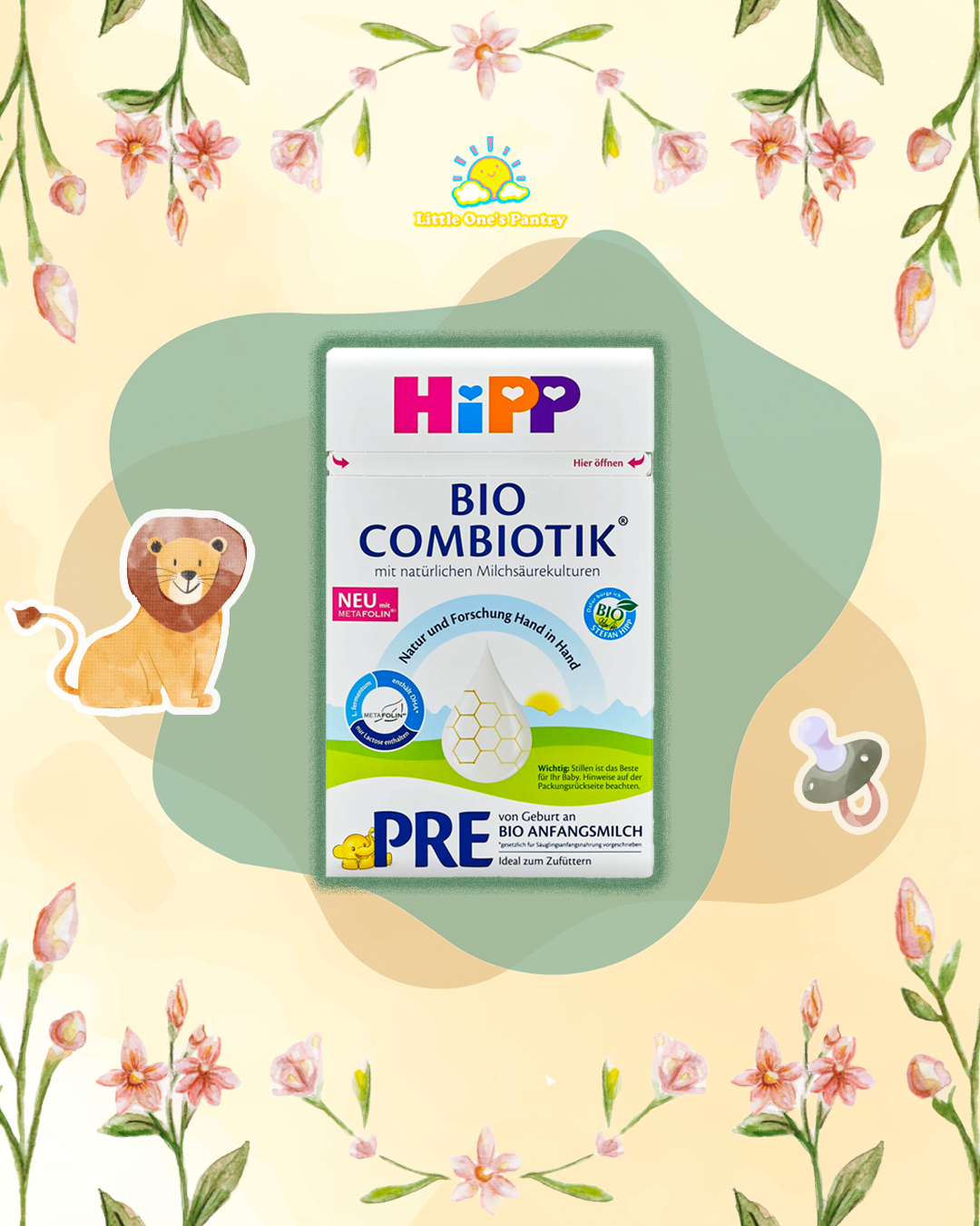 HiPP German Stage Pre Organic Combiotik Infant Milk 600g