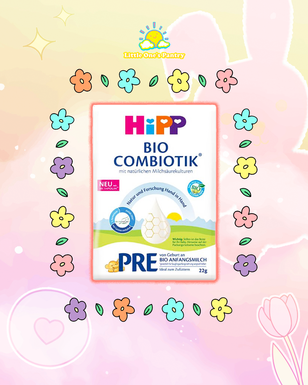 SAMPLE HiPP German Stage Pre Organic Combiotik Infant Milk (22g)