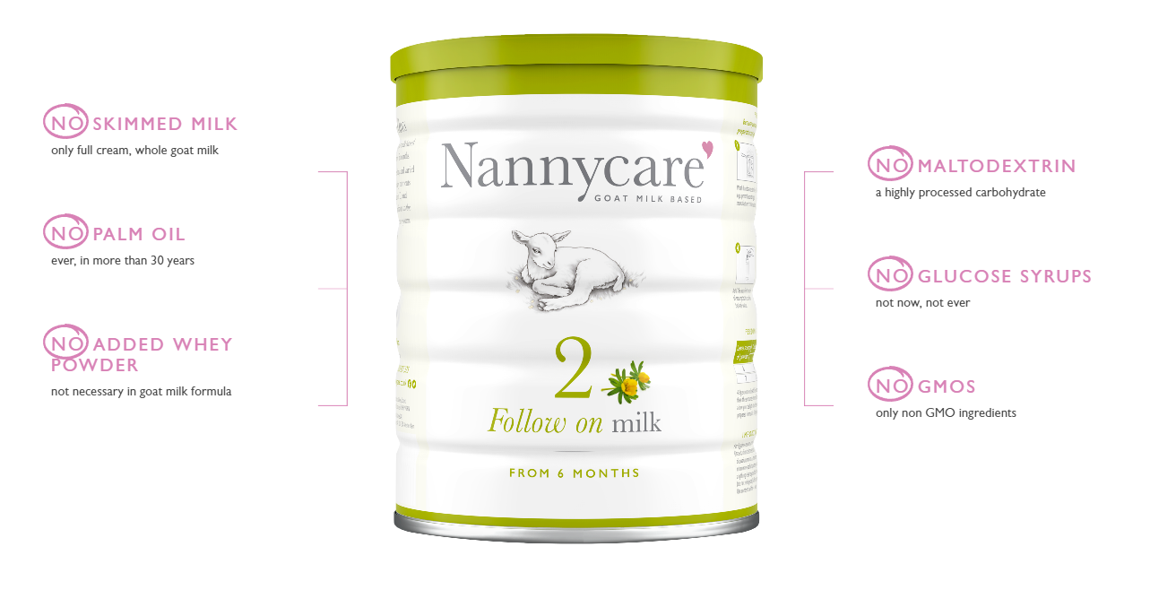 Nannycare Stage 2 Follow-on Milk 900g