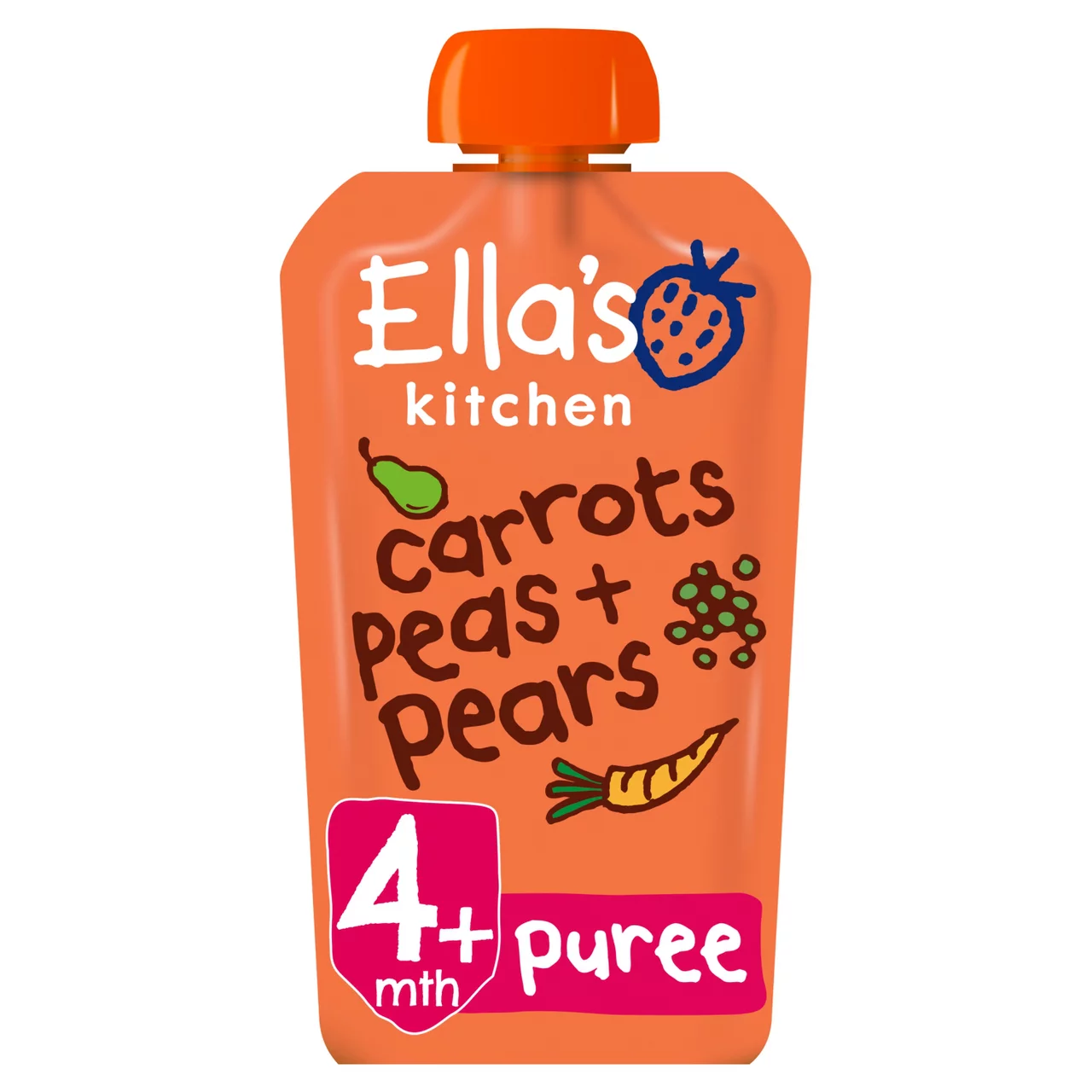 Ella's Kitchen - 120gr Organic Fruit Pouch (4+ Months) - Little One's Pantry
