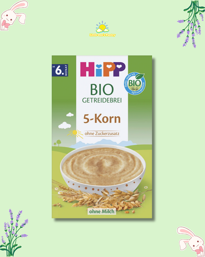 Hipp Organic 100% 5-Grain Porridge | 6+ Months