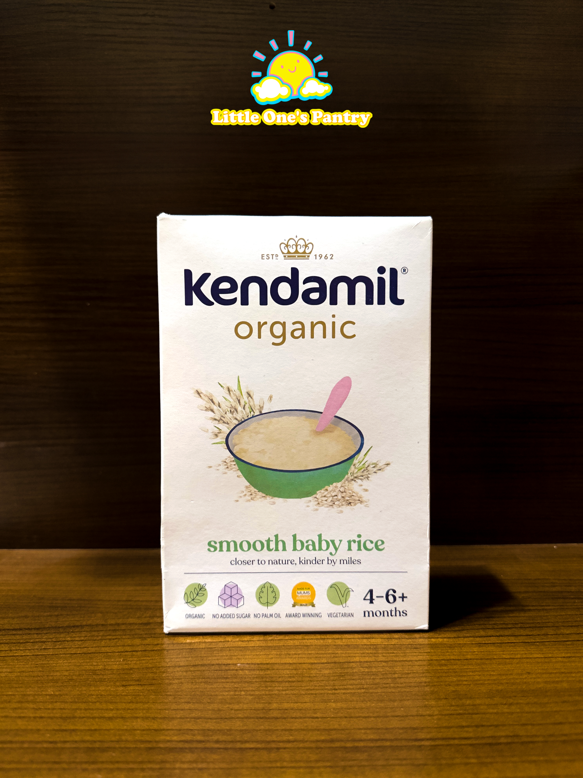 Kendamil Organic Smooth Baby Rice (4-6+ Months) - Main Image
