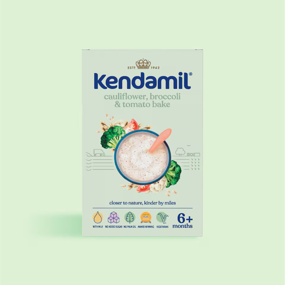 Kendamil Cauliflower, Broccoli & Tomato Bake Porridge 6+ Months 150g